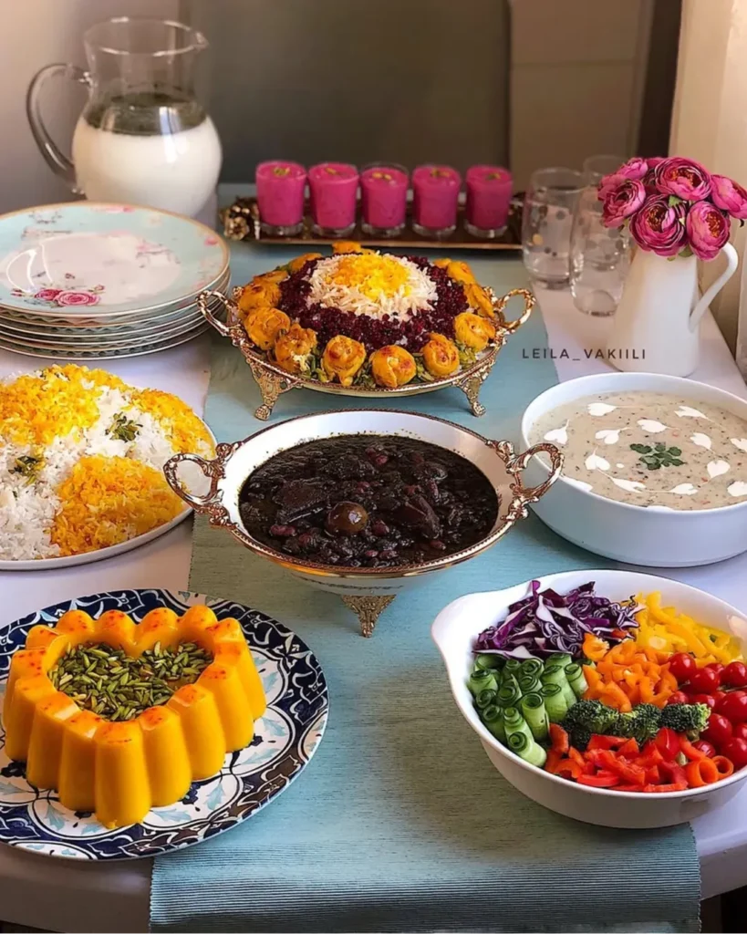 میز مهمانی دورهمی