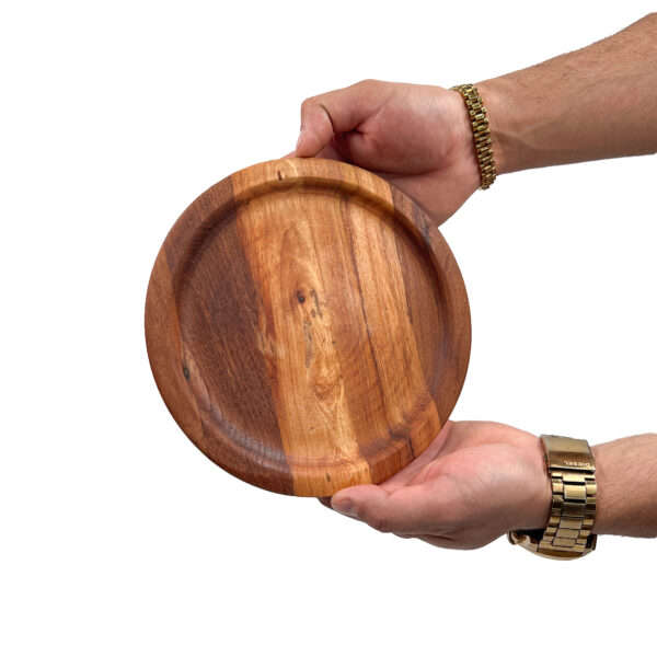 پیش دستی چوبی گرد